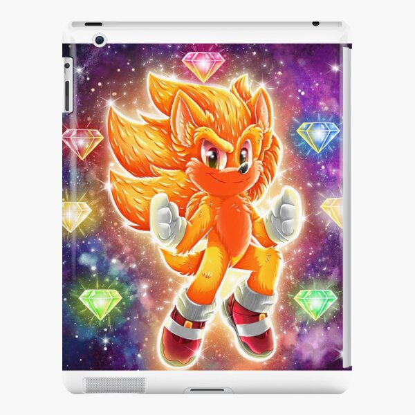 Super Sonic from the Sonic The Hedgehog 2 Movie Digital Print iPad Case &  Skin for Sale by AniMagnusYT