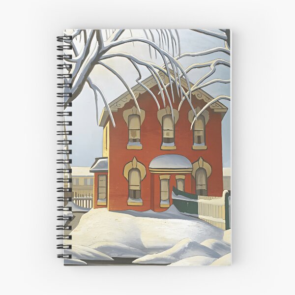 Aperçu de l'œuvre Maison rouge par Lawren Harris créée et vendue par TheRedVineyard.