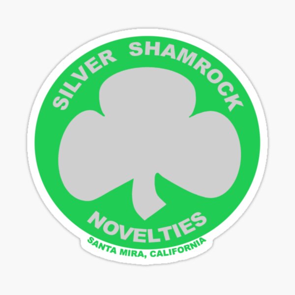 Item preview, silver shamrock novelties designed and sold by Dermotha.