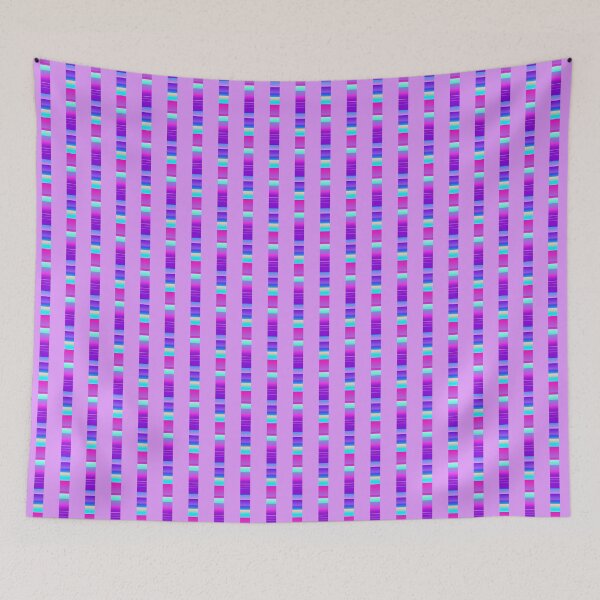 Item preview, Purple blue abstract geometric | Creative violet blue lines pattern designed and sold by lausn.