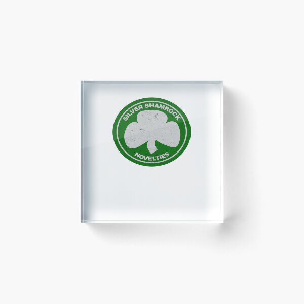 Item preview, silver shamrock novelties designed and sold by Dermotha.