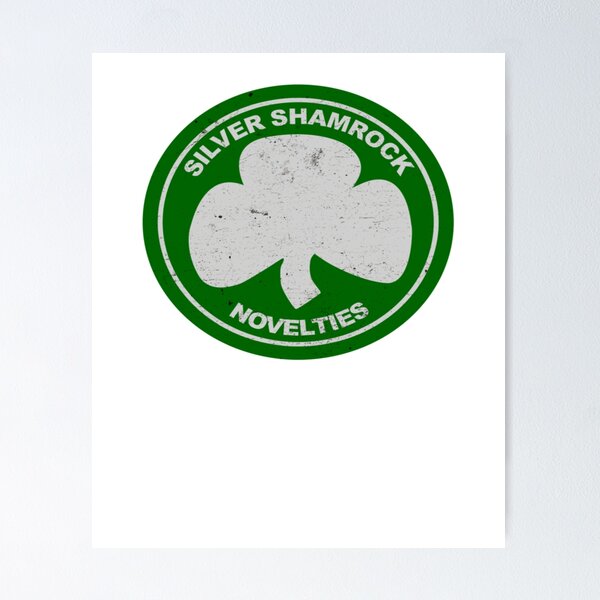 Item preview, silver shamrock novelties designed and sold by Dermotha.