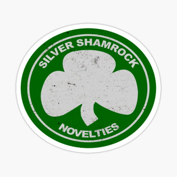 Item preview, silver shamrock novelties designed and sold by Dermotha.