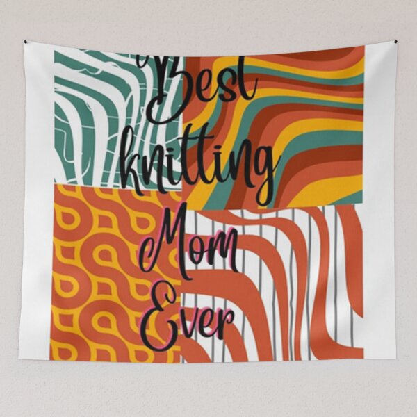 Item preview, Best knitting mom ever, gift for knitting, knitting lovers designed and sold by bjornzeys.