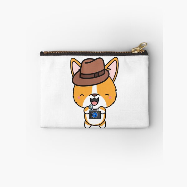 Item preview, Funny Corgi is holding a camera designed and sold by Pet Station.