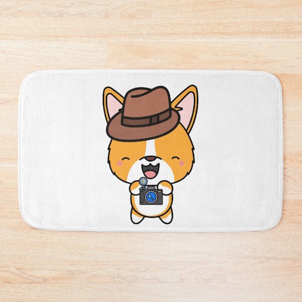 Item preview, Funny Corgi is holding a camera designed and sold by Pet Station.