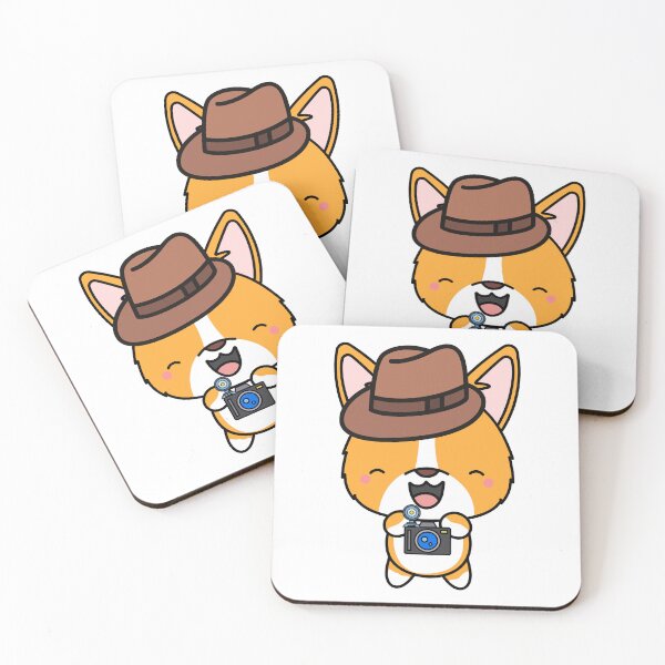 Item preview, Funny Corgi is holding a camera designed and sold by Pet Station.