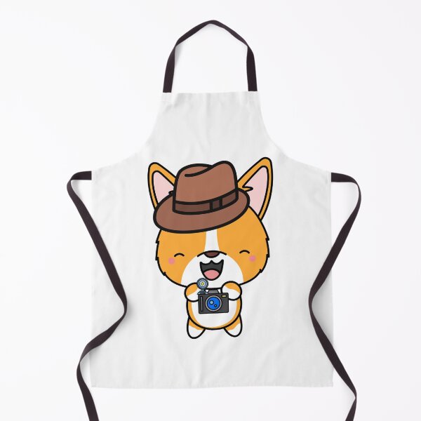 Item preview, Funny Corgi is holding a camera designed and sold by Pet Station.