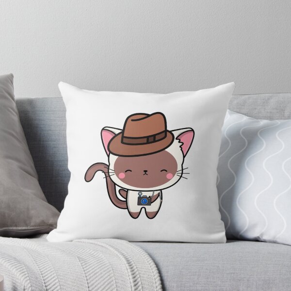 Item preview, Funny white cat is holding a camera designed and sold by Pet Station.