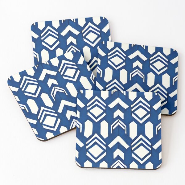 Item preview, Chevron azul lazuli designed and sold by CraftyDownloads.