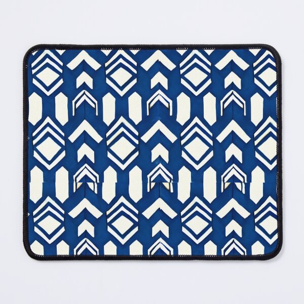 Item preview, Lazuli Blue Chevron designed and sold by CraftyDownloads.
