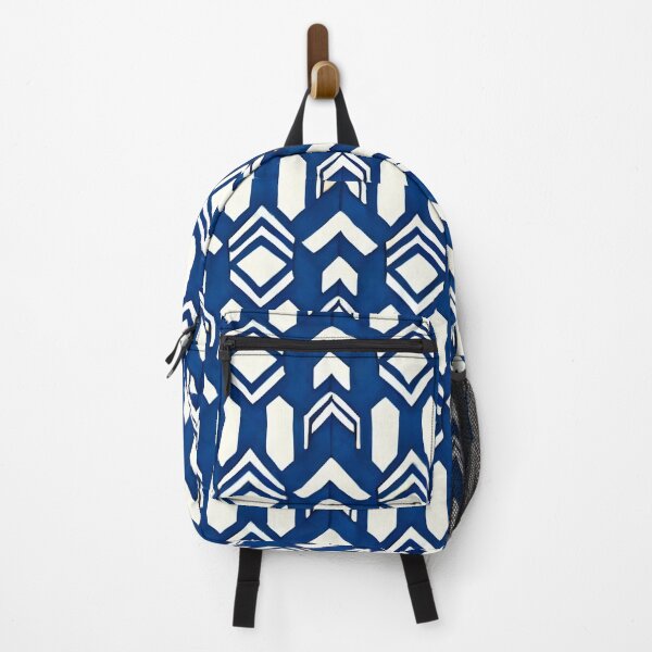Item preview, Lazuli Blue Chevron designed and sold by CraftyDownloads.