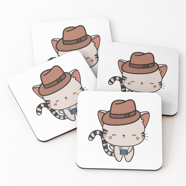 Item preview, Funny Tabby cat is holding a camera designed and sold by Pet Station.