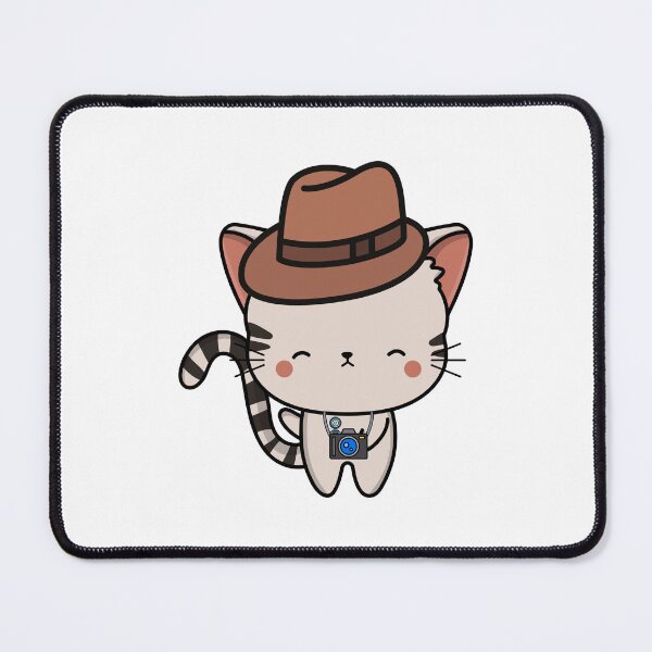 Item preview, Funny Tabby cat is holding a camera designed and sold by Pet Station.