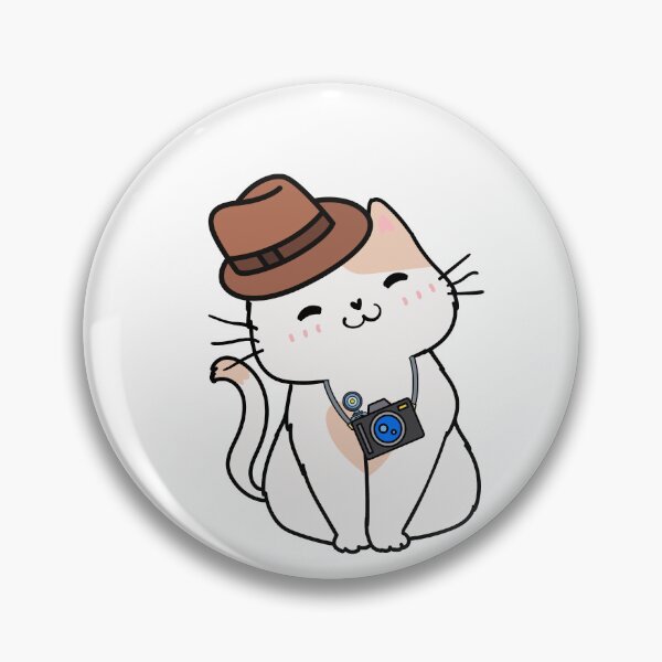 Item preview, Funny White cat is holding a camera designed and sold by Pet Station.