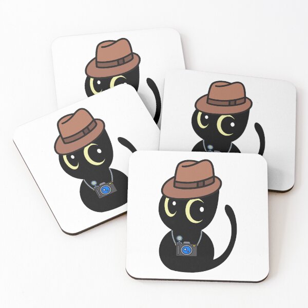 Item preview, Funny Black cat is holding a camera designed and sold by Pet Station.