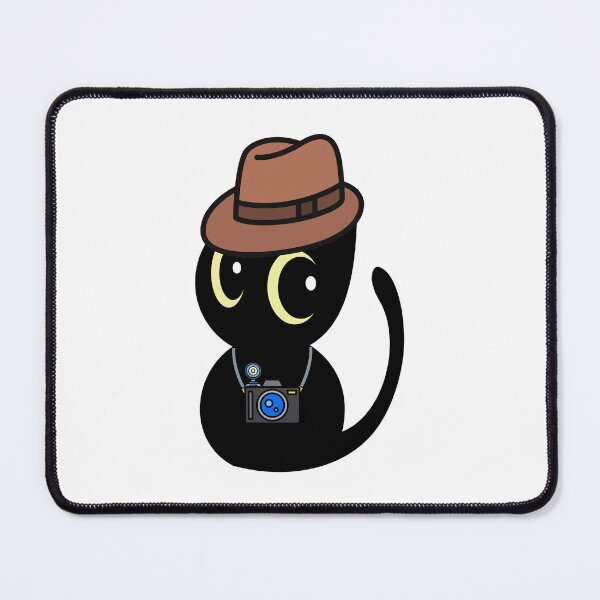 Item preview, Funny Black cat is holding a camera designed and sold by Pet Station.