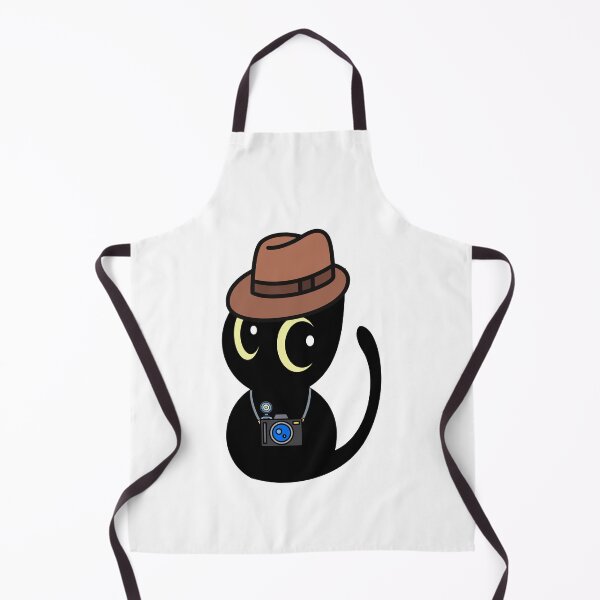 Item preview, Funny Black cat is holding a camera designed and sold by Pet Station.