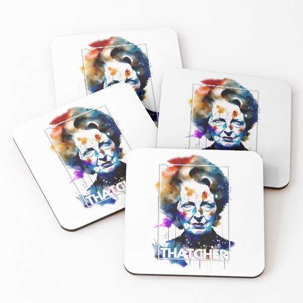 Artikelvorschau, Margaret Thatcher-Porträt in Aquarell entworfen und verkauft von IkonixArt.