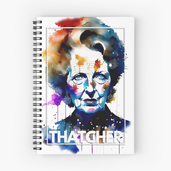 Item preview, Margaret Thatcher portrait in watercolor designed and sold by IkonixArt.