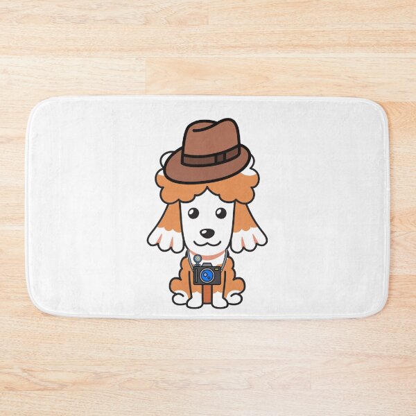 Item preview, Funny Brown dog is holding a camera designed and sold by Pet Station.