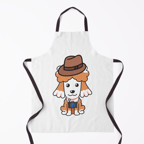 Item preview, Funny Brown dog is holding a camera designed and sold by Pet Station.