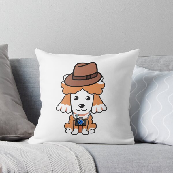 Item preview, Funny Brown dog is holding a camera designed and sold by Pet Station.
