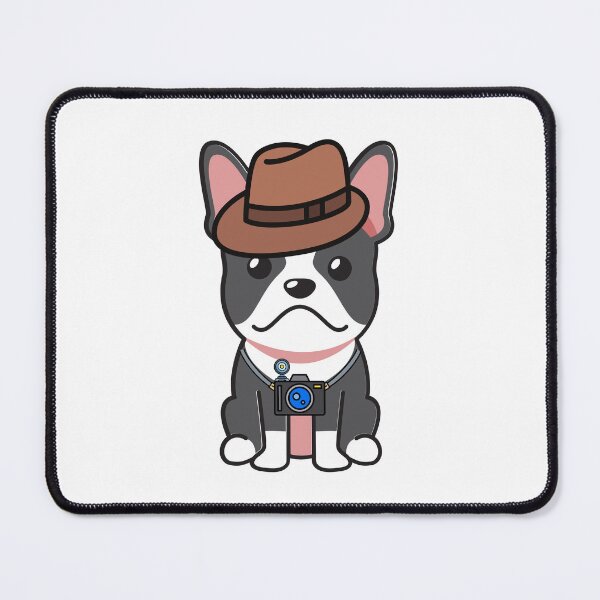 Item preview, Funny French Bulldog is holding a camera designed and sold by Pet Station.