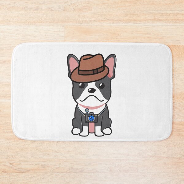 Item preview, Funny French Bulldog is holding a camera designed and sold by Pet Station.
