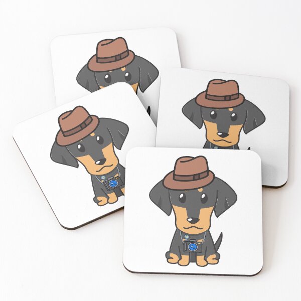 Item preview, Funny Dachshund is holding a camera designed and sold by Pet Station.