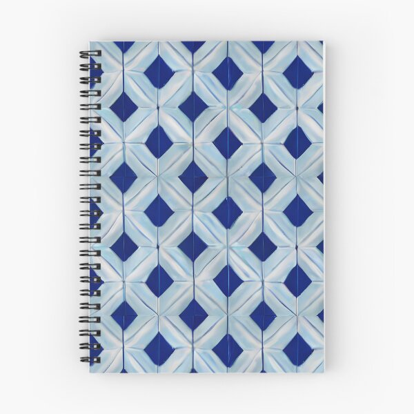 Item preview, Lazuli Blue Chevron Pattern designed and sold by CraftyDownloads.