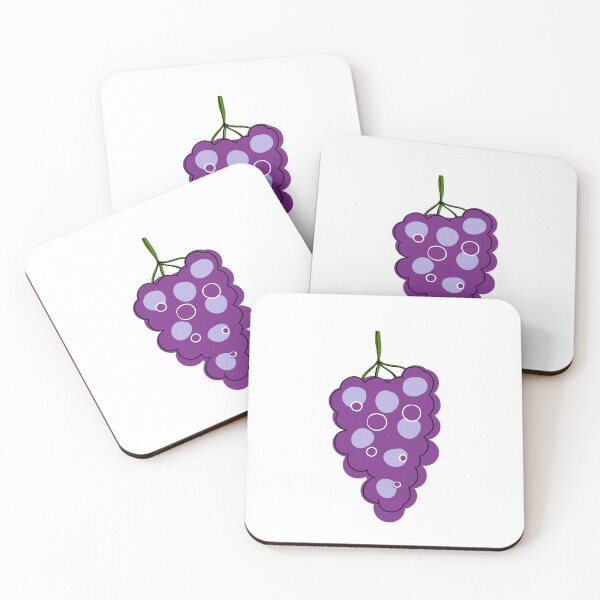 Item preview, Minimalist grape bunch designed and sold by anycolorart.