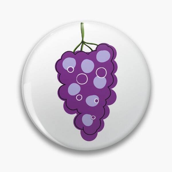 Item preview, Minimalist grape bunch designed and sold by anycolorart.