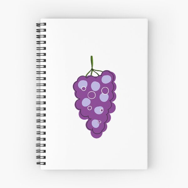 Item preview, Minimalist grape bunch designed and sold by anycolorart.