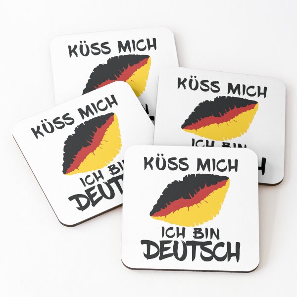 Item preview, KÜSS MICH ICH BIN DEUTSCH KISS ME IM GERMAN  LOVELY UNIQUE designed and sold by al21ex.