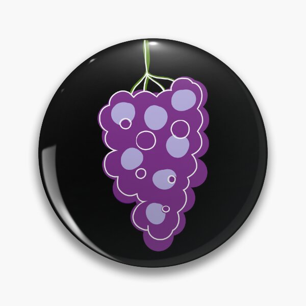Item preview, Minimalist grape bunch designed and sold by anycolorart.