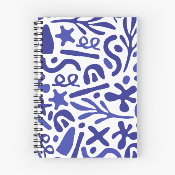 Item preview, Blue abstract pattern with different shapes designed and sold by TeePassion.