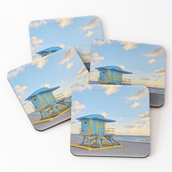 Item preview, South Beach Lifeguard Stand faded edges designed and sold by sobeaesthetic.