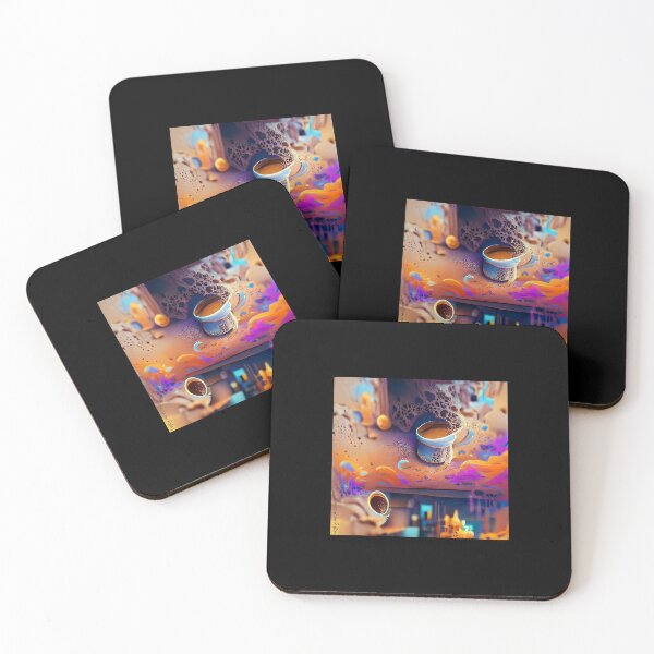 Item preview, Abstract Coffee Artwork designed and sold by UglyAIArtwork.