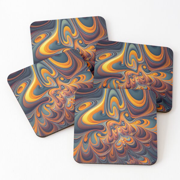 Item preview, Fluid Bohemian Pattern Digital Painting designed and sold by CodeAndColors.