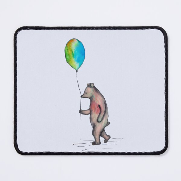 Item preview, Abstract bear with balloon designed and sold by TheScruffyGoose.