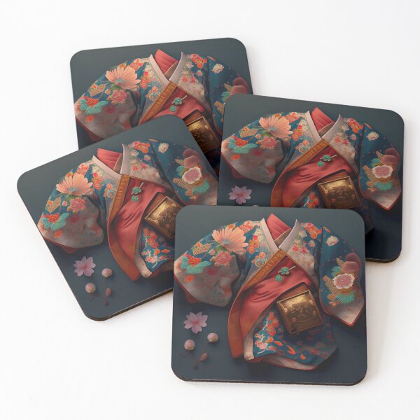 Item preview, Kimonos Pocket Treasures Digital Painting designed and sold by CodeAndColors.