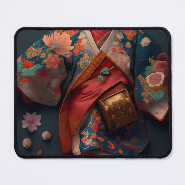 Item preview, Kimonos Pocket Treasures Digital Painting designed and sold by CodeAndColors.