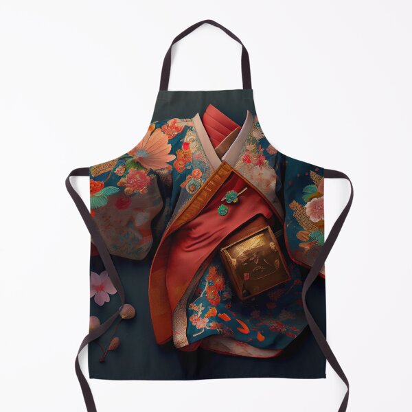 Aperçu de l'œuvre Kimonos Pocket Treasures Digital Painting créée et vendue par CodeAndColors.