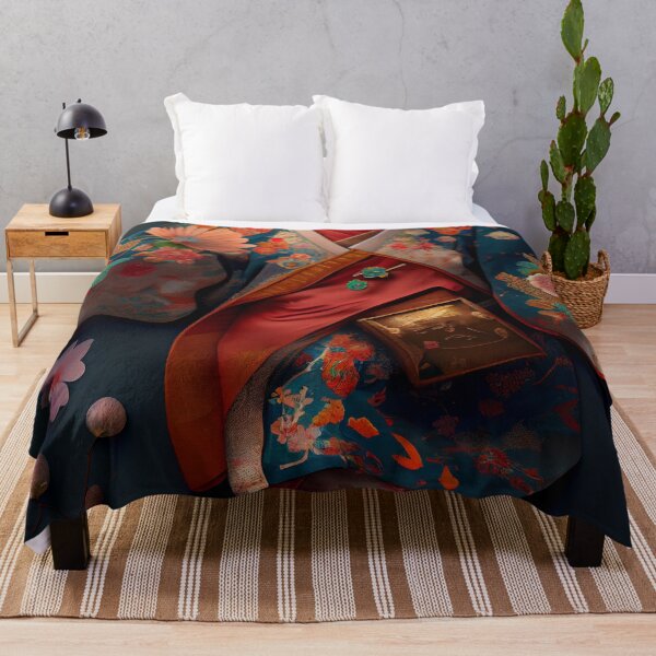 Aperçu de l'œuvre Kimonos Pocket Treasures Digital Painting créée et vendue par CodeAndColors.