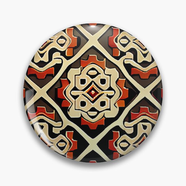 Artikelvorschau, Angular Asian Pattern Digital Painting entworfen und verkauft von CodeAndColors.