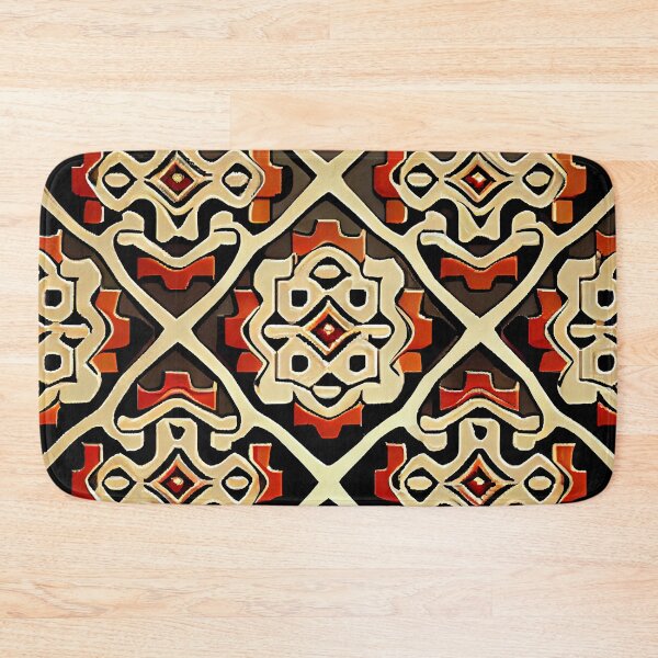 Item preview, Angular Asian Pattern Digital Painting designed and sold by CodeAndColors.
