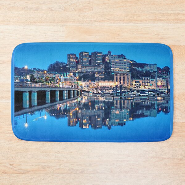 Item preview, Torquay Harbour Night designed and sold by Alisonchambers2.