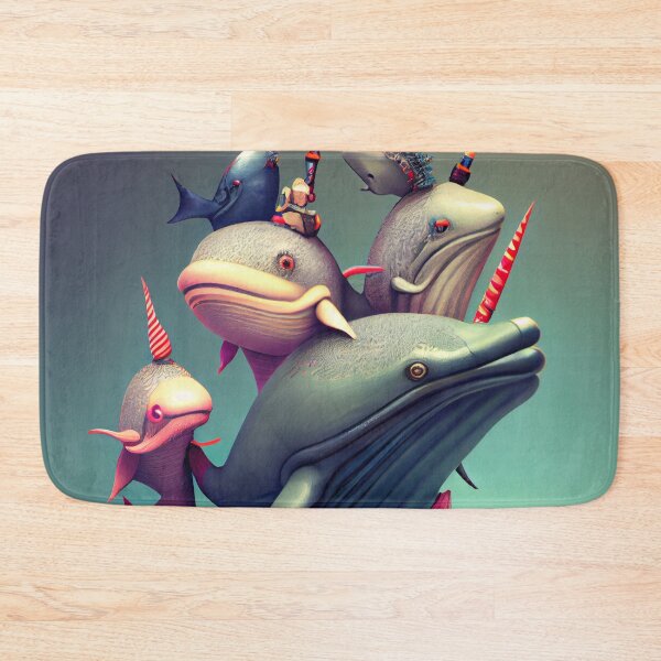 Item preview, A Jubilee of Mugwumps and Narwhals Digital Painting designed and sold by CodeAndColors.