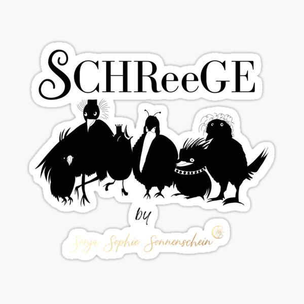 Schreege birds Sticker